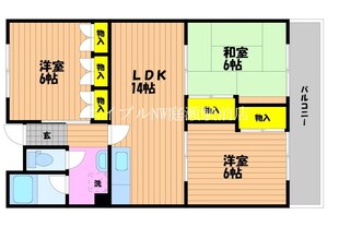 インペリアルハイツ今の物件間取画像